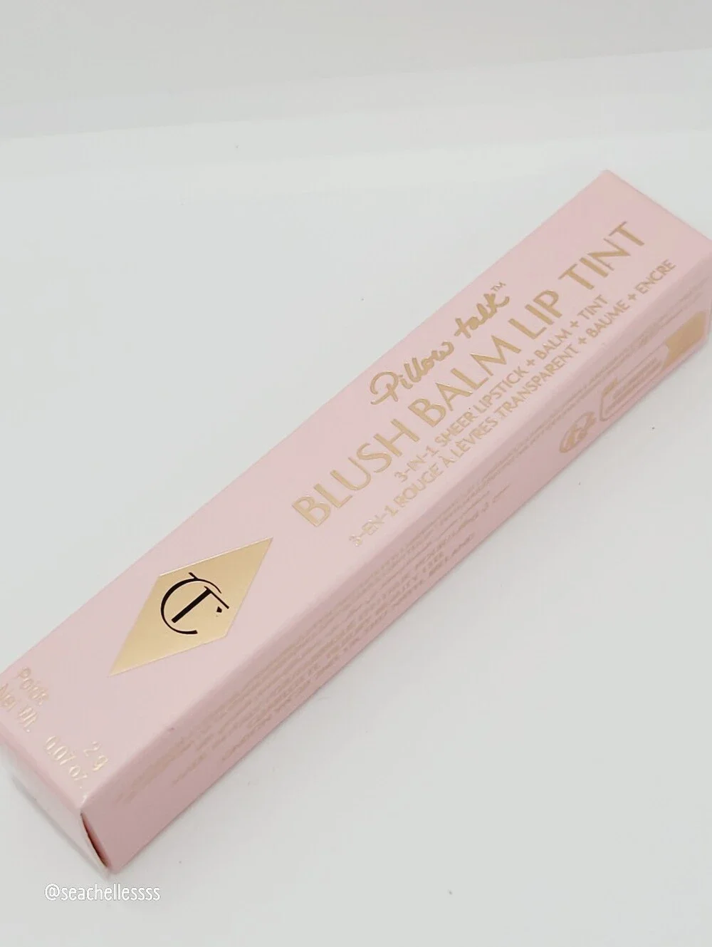 Blushed Rose Charlotte Tilbury Pillow Talk Long Lasting Blush Balm Sheer Tint